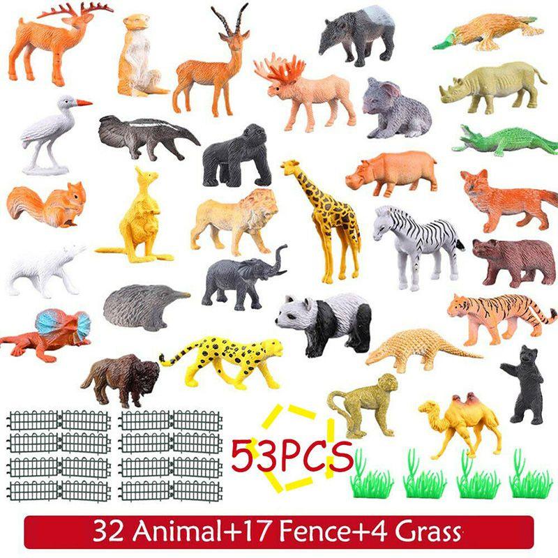 

Abs Material Animal Set Wild Animals Ocean Insects Farm Dinosaurs Simulation Models For Kids Characters)