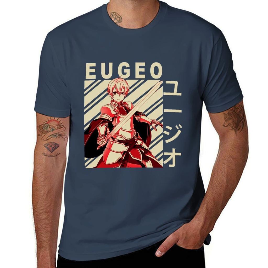 Eugeo Vintage Art TShirt Casual Holiday Short Sleeve Tee