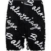 Balenciaga Scribble Logo Bermuda Shorts 672410TML131070
