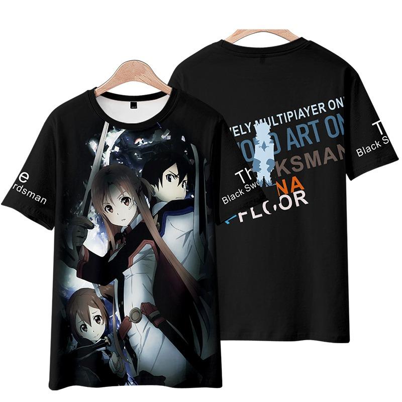 Sword Art Online AnimeT-Shirts Men Women Tee Shirt Short SleeveT Shirt Plus Size Tops