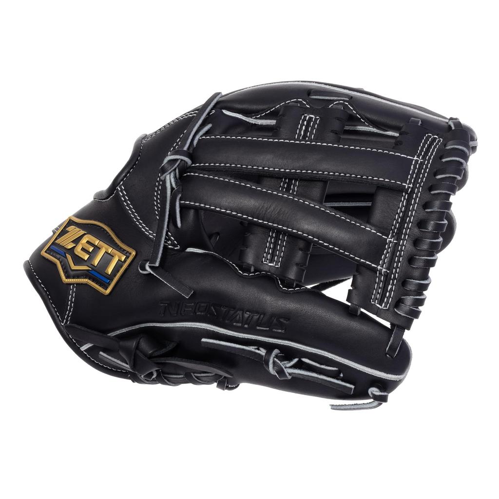 ZETT Neo Status Soft Baseball Kenta Imamiya Player Size 5 Glove, Type, All-Around, Right-Handed Throw, Black, (BRG362630)