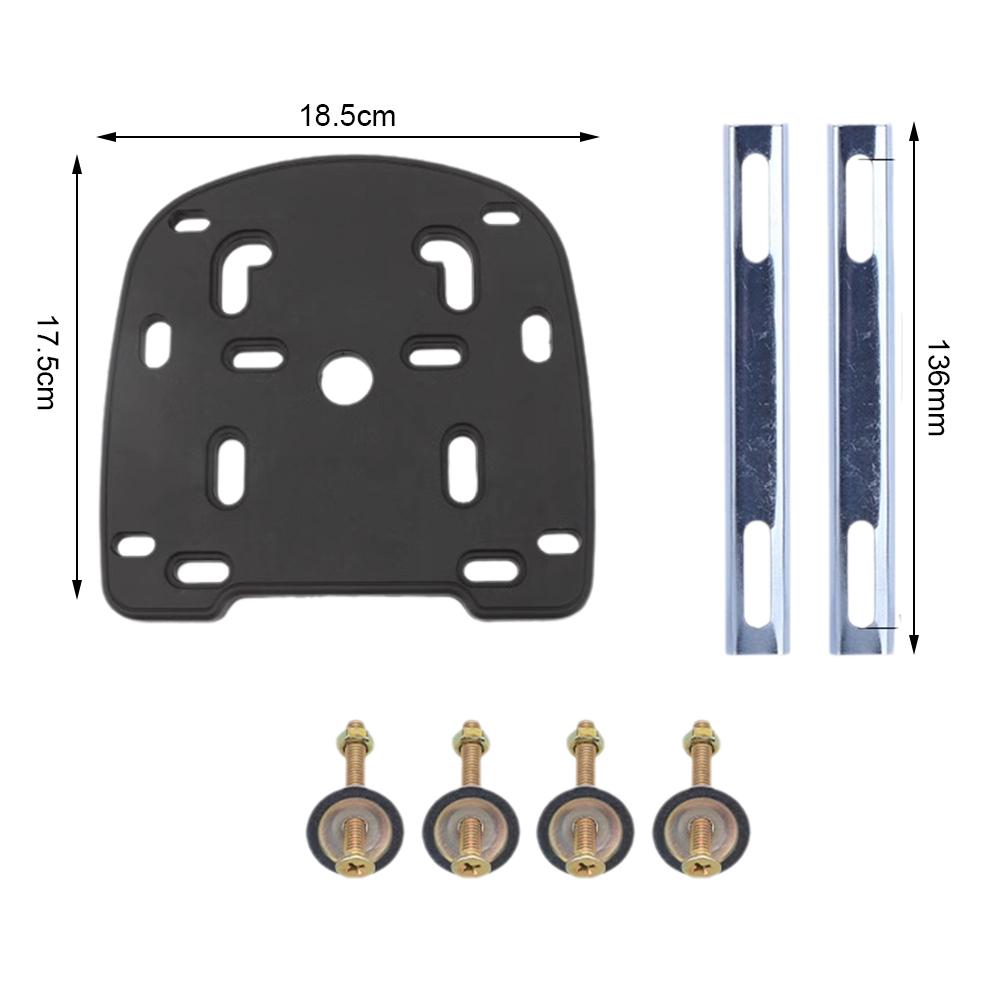 Motorcycle Tail Top Box Rear Luggage Base Plate Bracket For Helmet Trunk Quick Release Shelf Holder