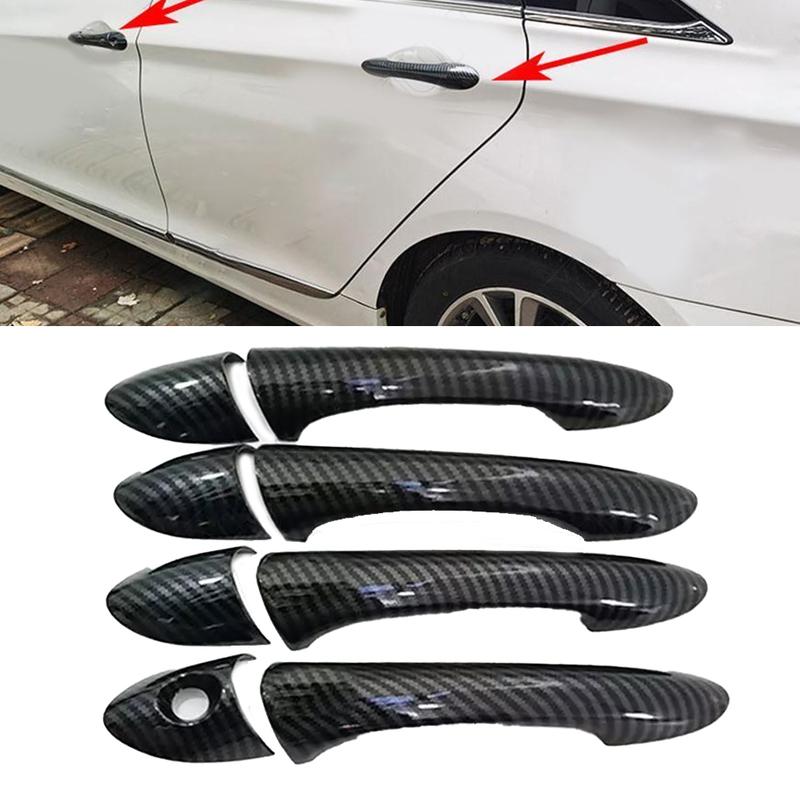 ABS Plastic Door Handle Trim Handle Cover High-quality Material Precise Fit Easy tallation Car Exterior Upgrade