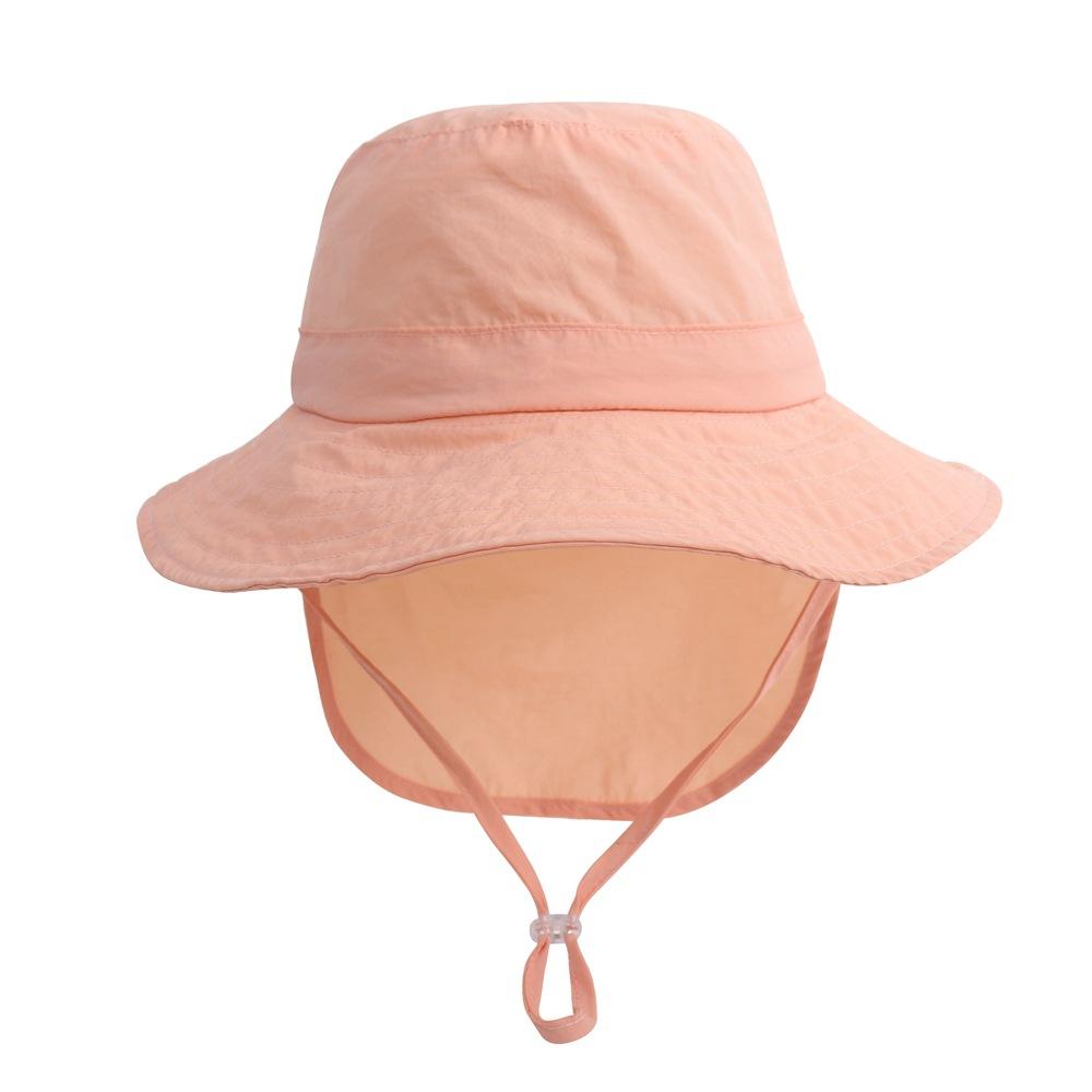 Kids Bucket Hats for Boys Girls UV Sun Protection Beach Caps with Neck Flap Play Hat 12 Colors Available Sizes 2-5 Years Old