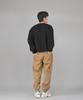 Seinteukeulu Snap Button Wide Cargo Jogger Pants Swc-361 Camel