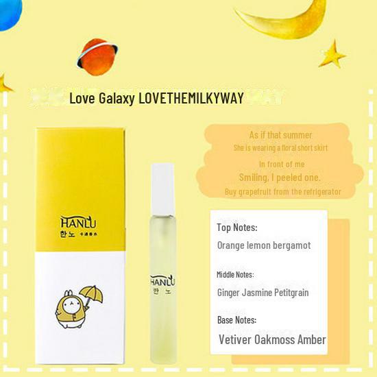 Hanlu Frosted Cartoon Pocket Perfume - Trendy Niche Fragrance Inspired by Internet Celebrities.