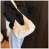 Pleated Crossbody Bag Handbag Drawstring Bag Casual Nylon Shoulder Bag  Outdoor