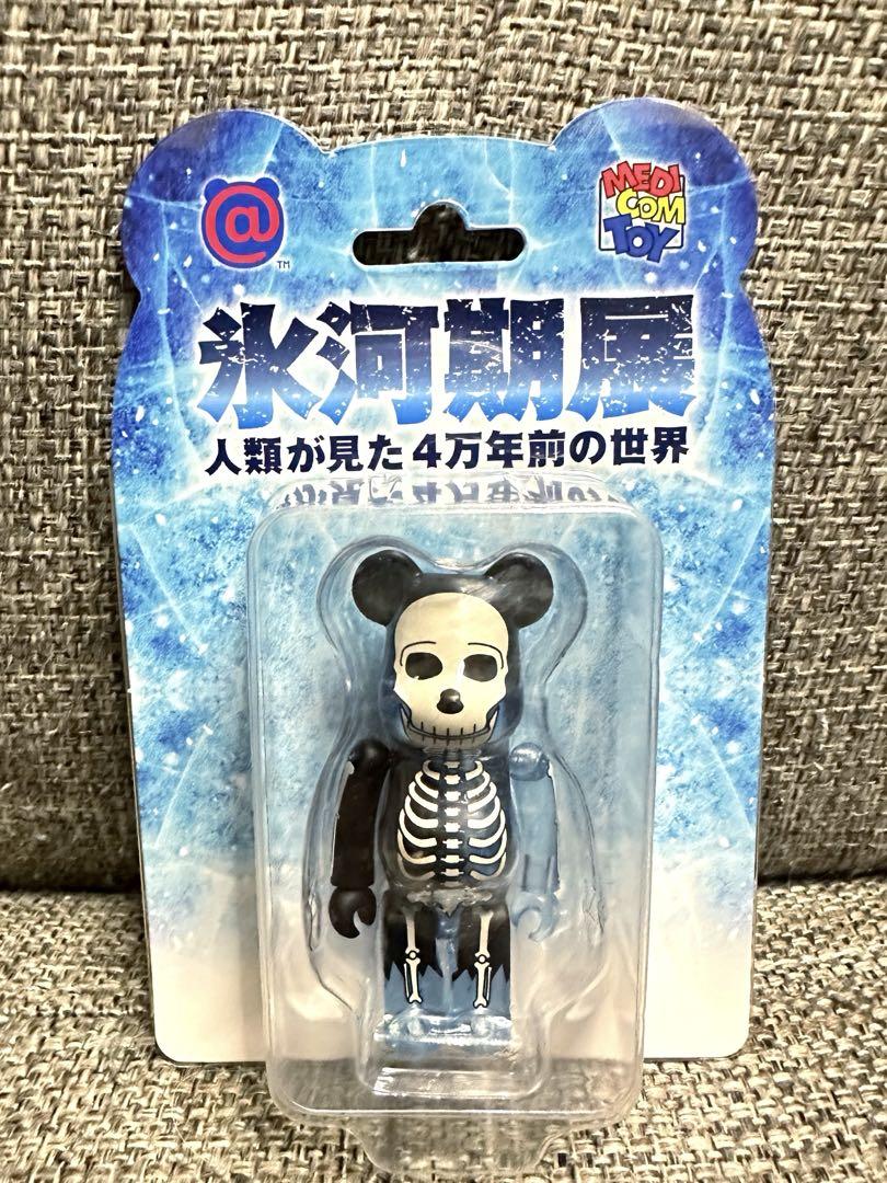 

[USED] Not for sale Bearbrick Skeleton Blue Ice Age MEDICOM TOY Museum