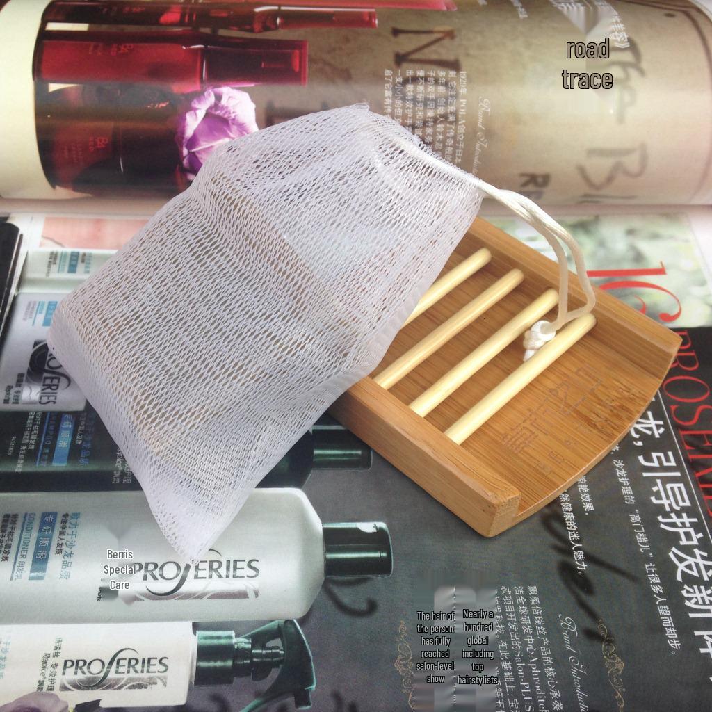 Customizable Double-Layer Foaming Net Bag for Handmade Soap and Facial Cleanser