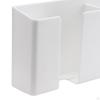 Double Layer Wall Mounted Organizer Box Holder Punch Free TV Remote Control Storage Phone Plug