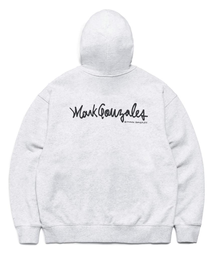 Mark Gonzales Sign Logo Wappen Og Sweat Zip-Up Hoodie - L/Grey