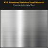 Camping Cookware Set 4-5 Person Stainless Steel Portable Cooking Utensils Set for Outdoor Camping Picnic