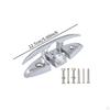 Boat Folding Cleat Accessory Hardware Convenient Easy To Install Rope Stainless Steel for