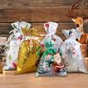  Seasonal Decorations Gift Bags Set Of 30 Ribbon Closure Pouches