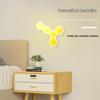 Smart RGB Music Rhythm Light: Color-Changing E-sports Atmosphere Quantum Honeycomb Light