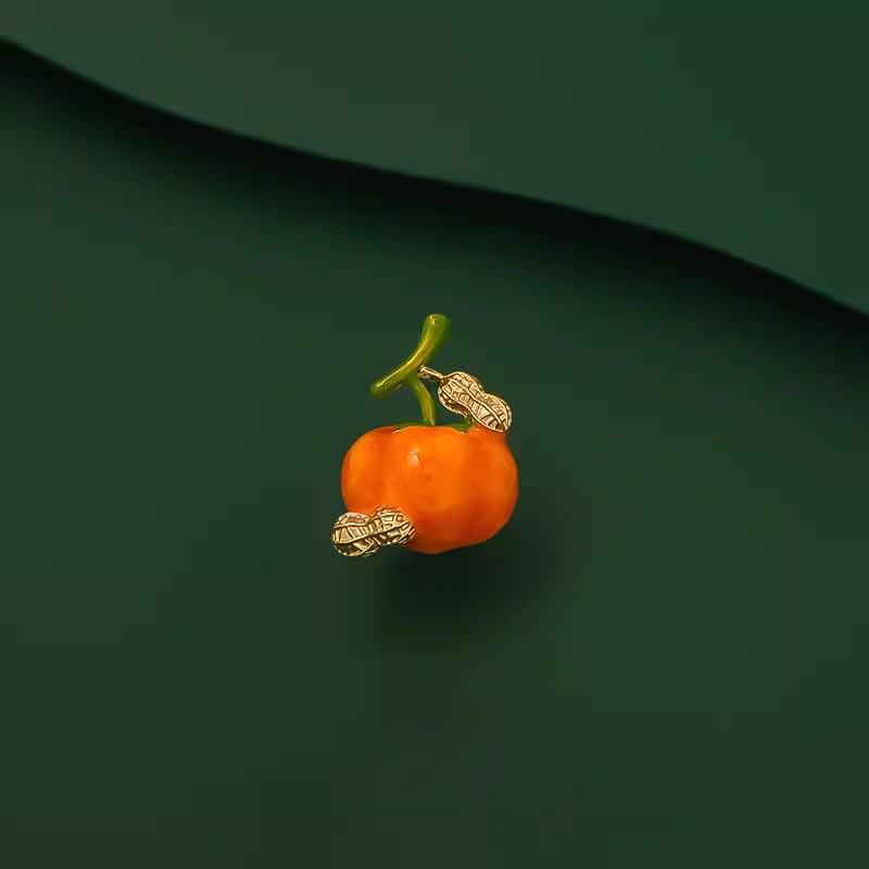 

Китайский стиль Хорошая хурма случай брошь высокого класса женский хурма жуйи корсаж маленький воротник креативная одежда вырез фиксированная пряжка