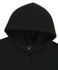 Patchwork Tag Hoodie - Black