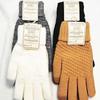 Winter Thickened Solid Color Gloves Simple and Fashionable Knitted Warm Gloves  Outdoor Couple Style Adult Gloves