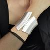 Wide Asymmetric Adjustable Bracelet Exaggerated Atmosphere Bracelet Ins Fashion Design Sense Jewelry Women