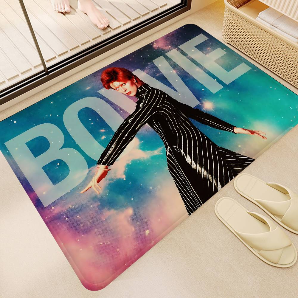 

Singer D-David B-Bowie Floor Mat Cheaper Anti-slip Modern Living Room Balcony Printed Bedside Mats 40x60cm