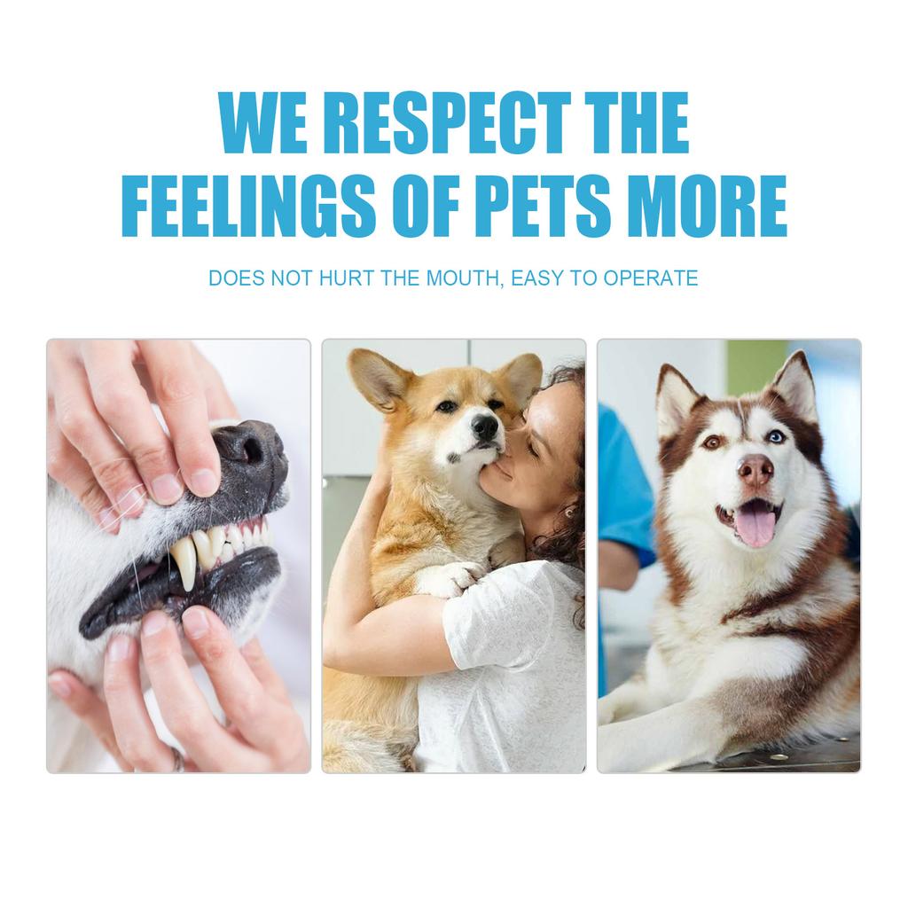 Pet Toothpaste Fresh Breath, Bad Breath, Dental Plaque Cleaning, Oral Care for Dogs and Cats, Edible Toothpaste