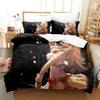 Anime Calcinha Meia-calça Conjunto de Cama Garterbelt Meninos Meninas Twin Queen Size Capa de Edredom Fronha Cama Crianças Adulto Casa Têxtilextile