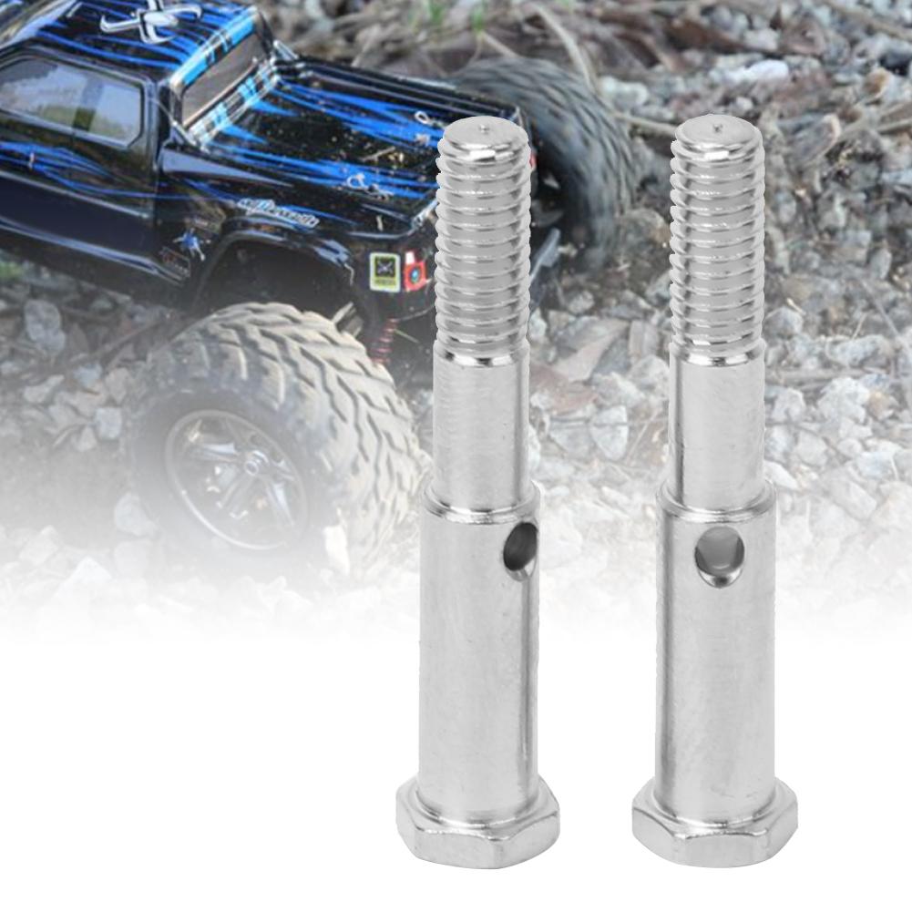 Metal Front Wheel Axle Accessory Fit for ECX Series 2WD RC Hobby Model 1 10 CarSilver