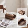 Solid Wooden Tissue Box Cover Smooth and Rounded Edges Suitable for Living Room or Office