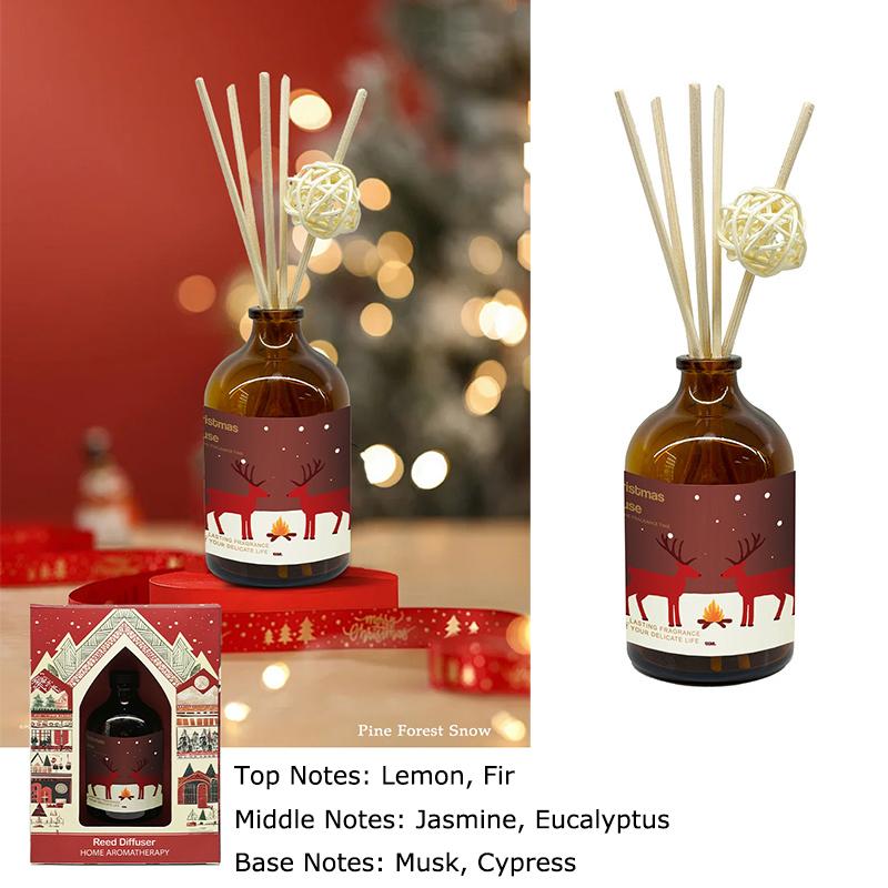 1PC Aromatherapy Long lasting Fragrance Indoor Flameless Home Glass Decorations Christmas Souvenirs Aromatherapy