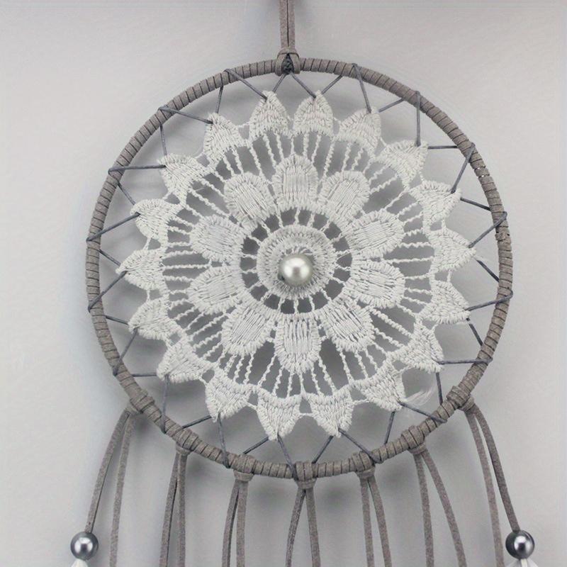 1Pcs White Simple Feather Handmade Jewelry Indian Dream Catcher Ornaments for Wedding Home Decoration Party Gifts Gifts for Friends