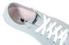 Akiriko MOZ Rain Shoes with Original Colorful Size M Women's One-Piece Low-Cut Lace-Up Insoles, Sax,