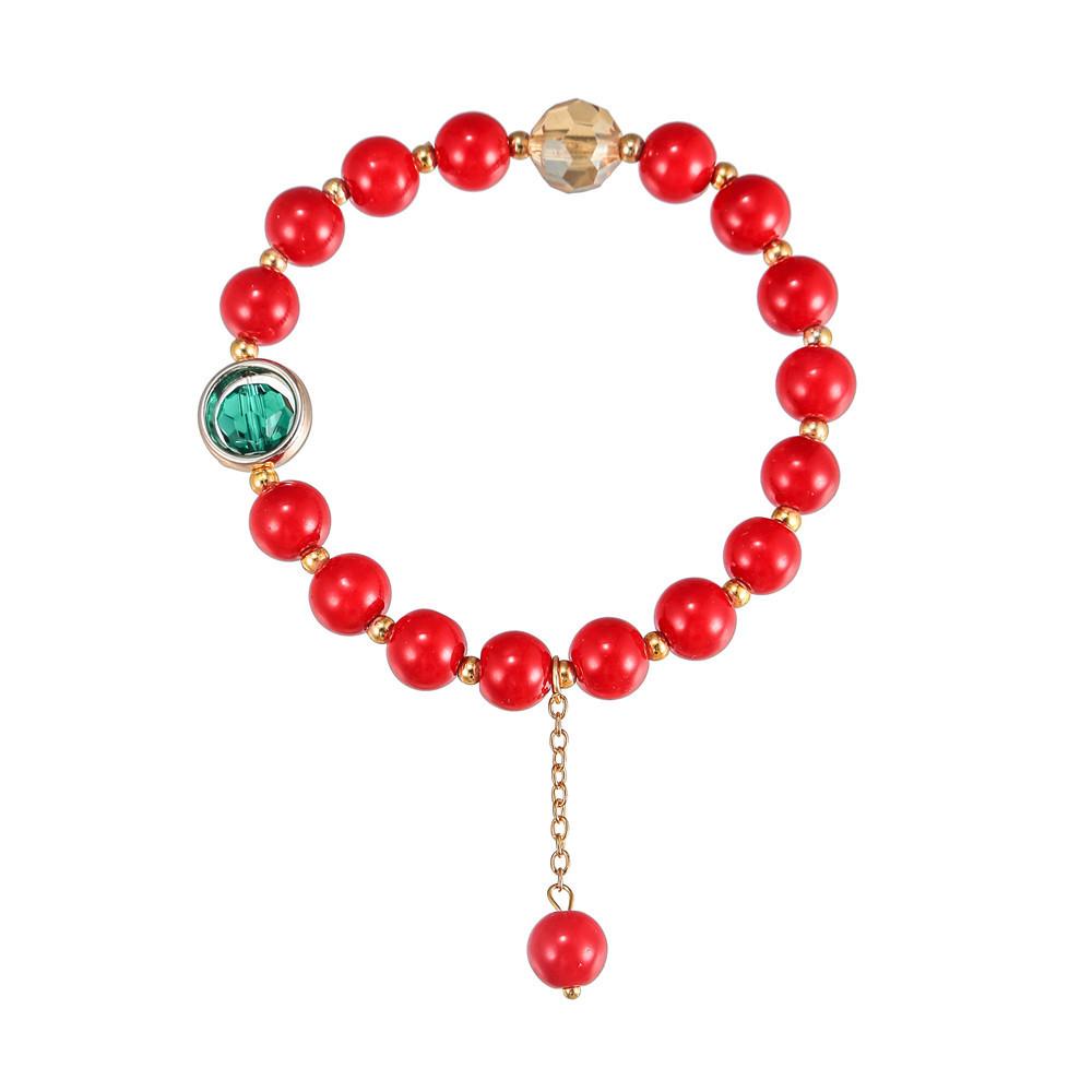 JYL TS Bracelet Women s  Red Beaded Brings Vitality & Good Fortune ZJ6269 vanilla ice