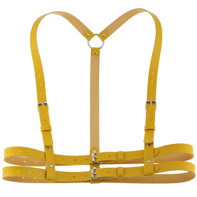 Decopunk New Leather Harness Garters Sexy Lady Body Bondage Lingerie Cage Sculpting Harness Goth Harajuku Suspenders Sword Belt