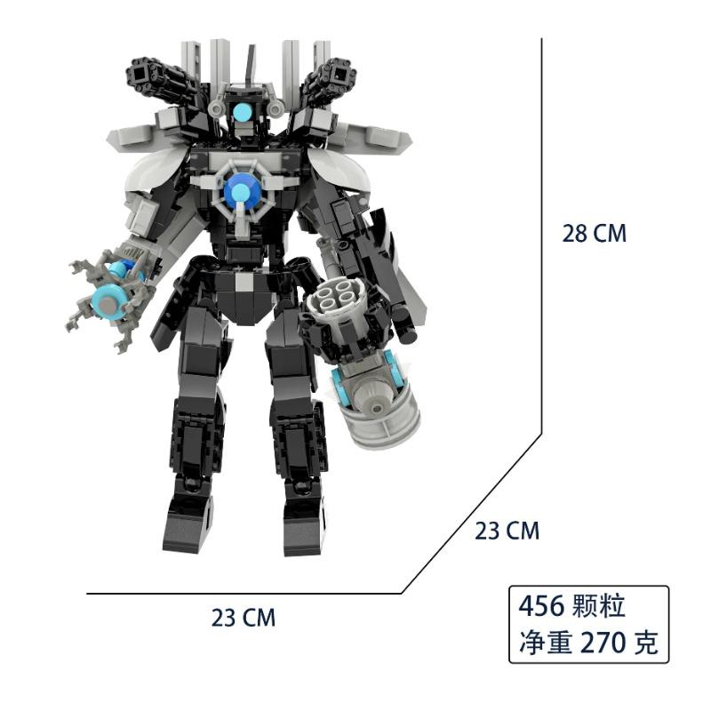 Aggiorna Titan Tv Man Skibidi Toilette Blocchi da costruzione Orologio Drill Man Speakerman Cameraman Drillman Speakerman G Man Astro Toy