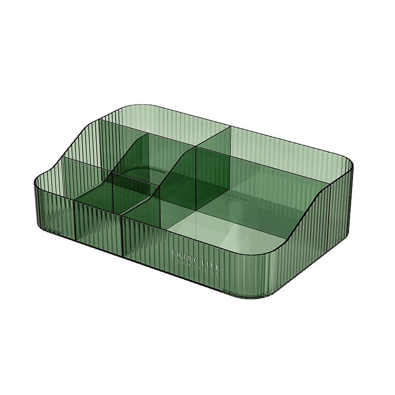 Luxury Large Capacity Transparent Makeup Organizer Box for Lipstick and Brush Storage