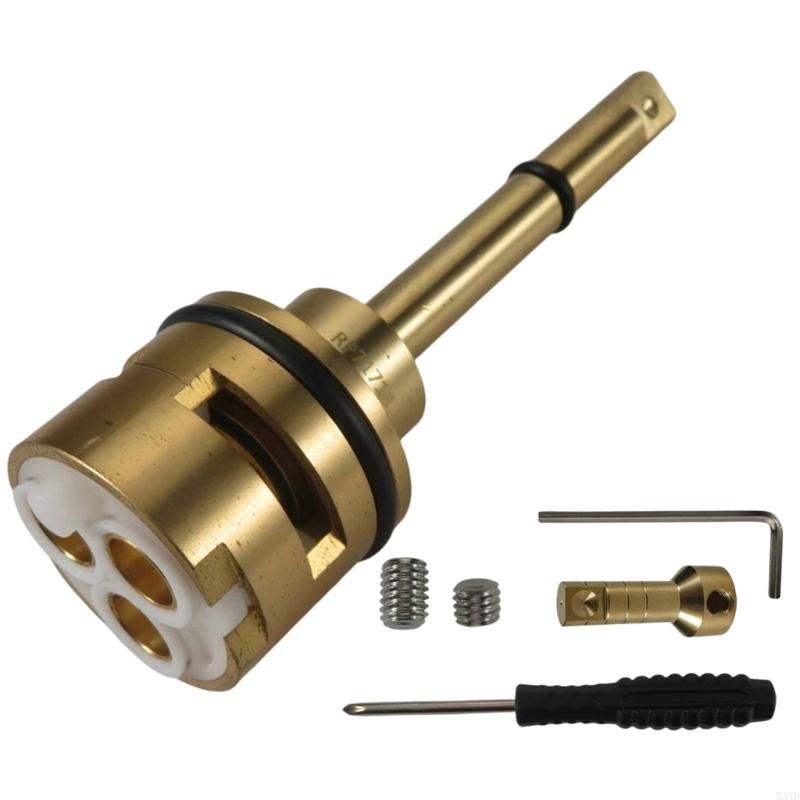 Leakproof Coppers Shower Diverter Valves Cores Diverter Valves Cartridges Simple Installation Steps Fit RP51919 RP7171 M4YD
