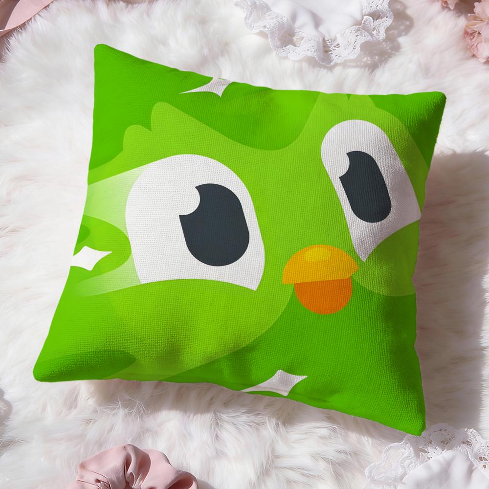Brand D-DuolingoS Cushion Cover Premium Comfort Reversible Pillow Cove -Two In One Design for Any Room & Car Interior
