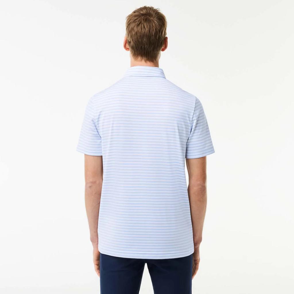 Lacoste Mens Ultra Dry Striped UV Protection Polo Shirt