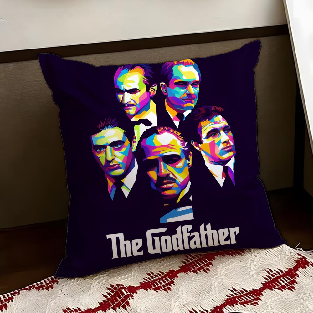 The GGodfather Movie Cushion Cover Reversible Soft Durable Pillow Cover Home  Car MultiScene Use for Daily Comfort