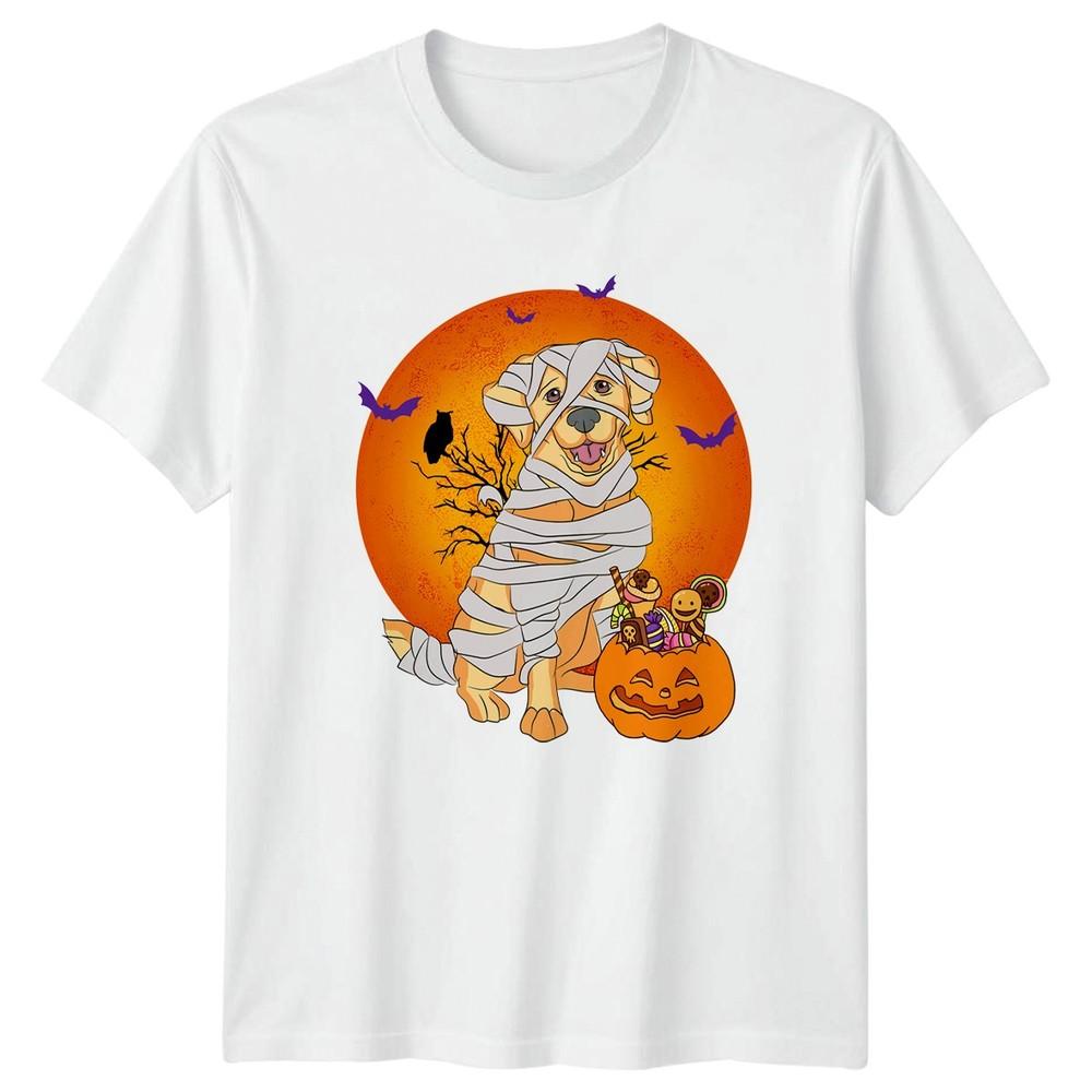 Mummy Dog Halloween Pumpkin TShirt Golden Retriever Halloween Gift S