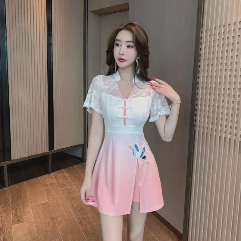 

Платье-трансформер для чистки ушей и ванн для ног весна-лето 2024 г. L розовый