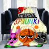 1pc Incredibox Sprunki Blanket, Soft & Cozy Throw for Home Decor, Couch Cover .B058