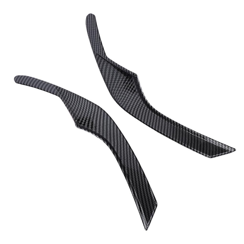 2Pcs Headlight Eyelid Eyebrow Cover Trim Strip Carbon Fiber Pattern Replacement for CRV CR V 2023 2025