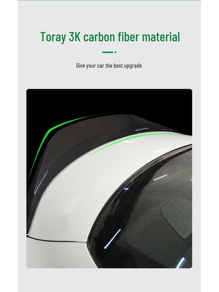 Dry Carbon Fiber Rear Wing Spoiler for 22 Subaru BRZ & Toyota GR86