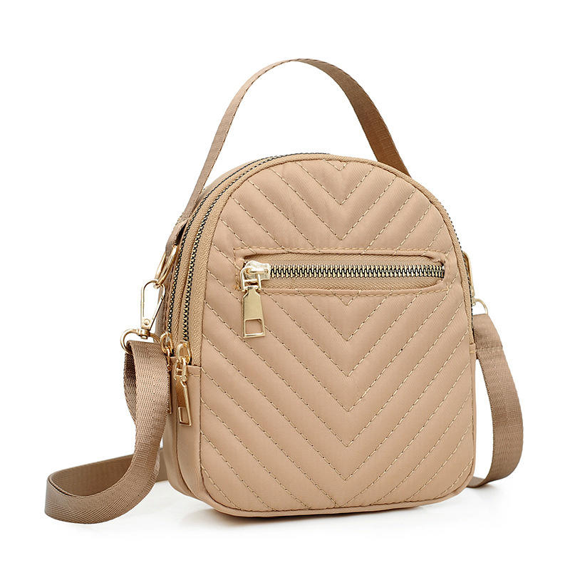 Women's Crossbody Bag Small Trendy PU Leather Shoulder Purse Casual Versatile Vintage Round Phone Bag Travel Daypack