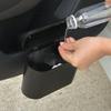 Tragbarer hängender Mini-Auto-Mülleimer, Abfalleimer mit Deckel, für Auto, Büro, Zuhause, Auto-Aufbewahrungsbehälter-Zubehör