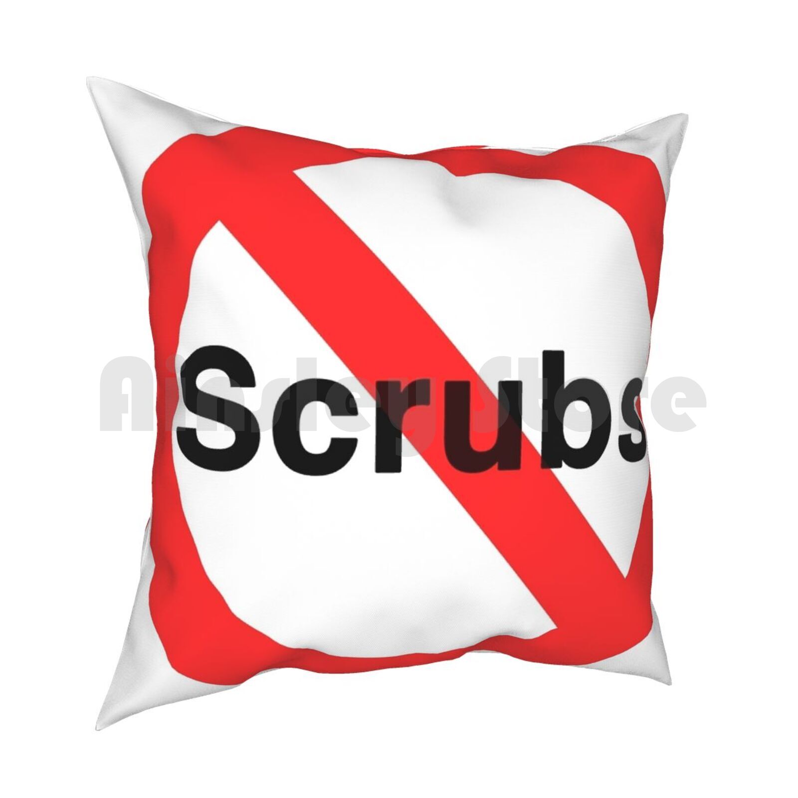 No  Scrubs Pillow Case Printed Home Soft Throw Pillow No Scrubs Music Tlc Vintage 90s Girls Signal 30cmx30cm
