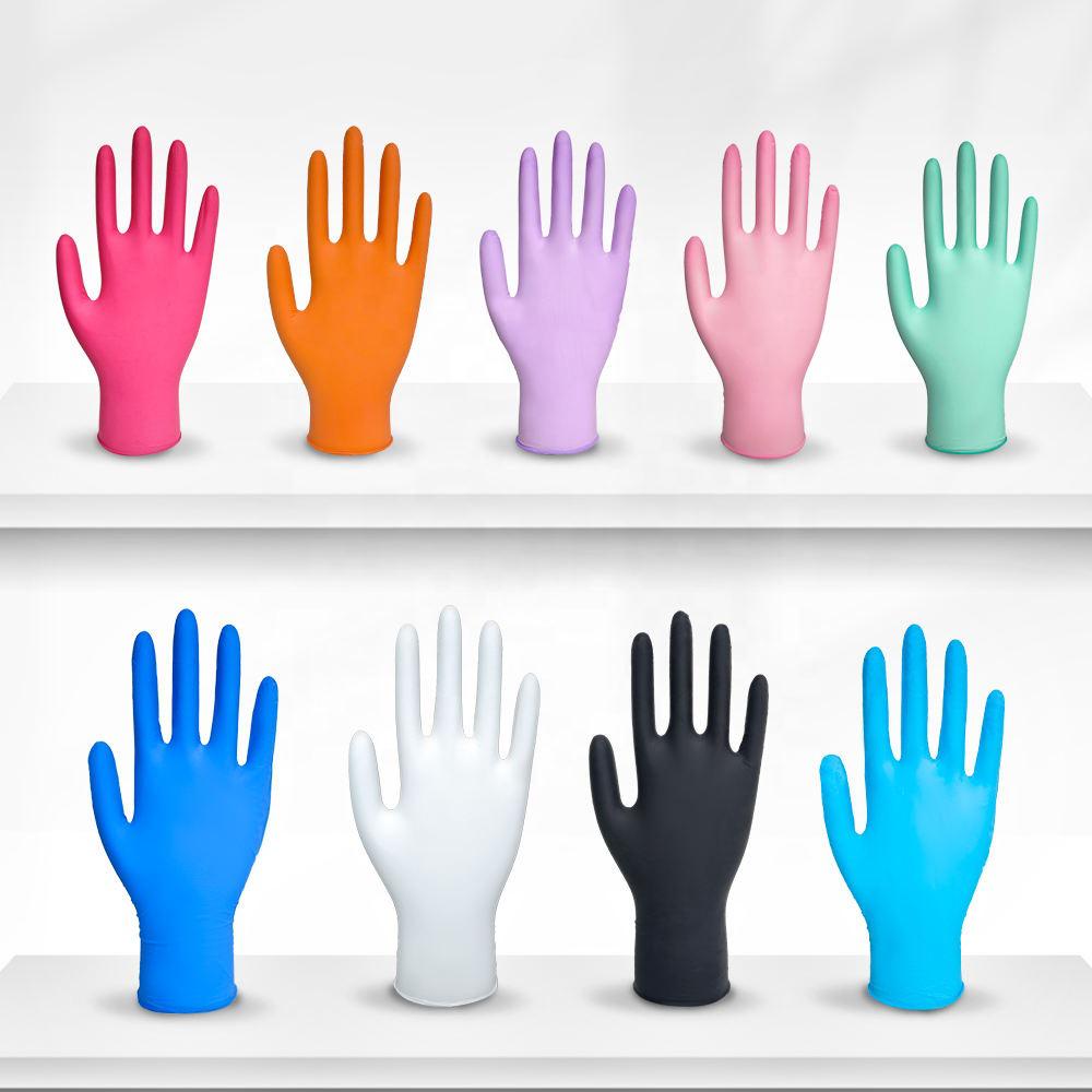 Durable Waterproof Disposable Nitrile Gloves for Kitchen and Housework