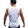 Men’s Summer Trendy Pullover Crew Neck Mesh Undershirt Sports Fitness Top Quick Dry Sleeveless Vest