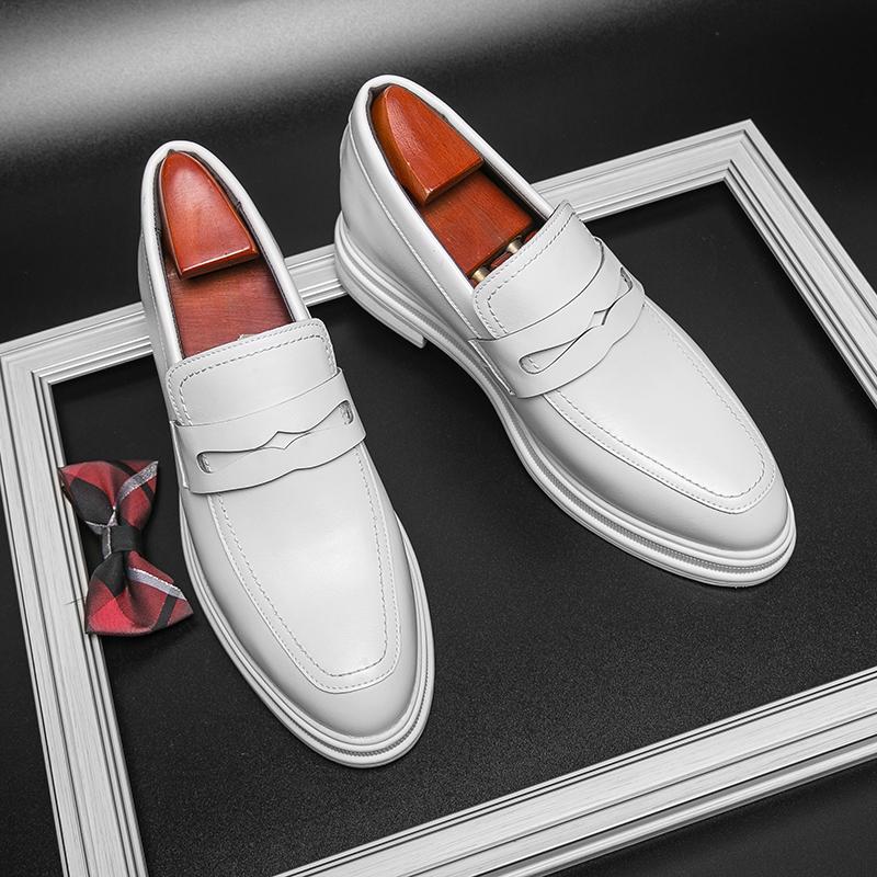 High Quality Men's Dress Shoes All-match Men's Loafers Men's Slip-On Fashion Casual Shoes Classic Men New Footwear for Wedding